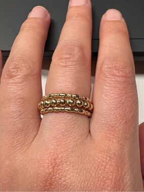 Gold Stack Ring Set - enewton - Size 7